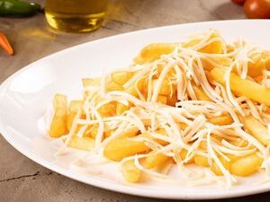 Cartofi prăjiți cu cascaval 200/20gr.