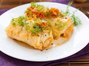 Sarmale cu orez și ciuperci 4 buc. DE POST